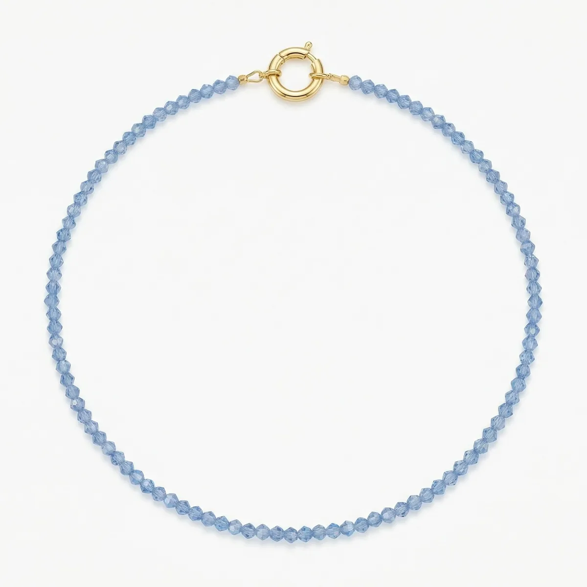 Чокер "Голубой опал"