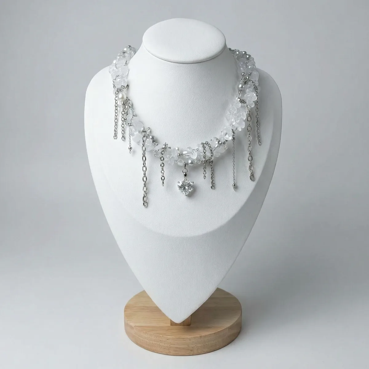 Колье "Горный хрусталь"