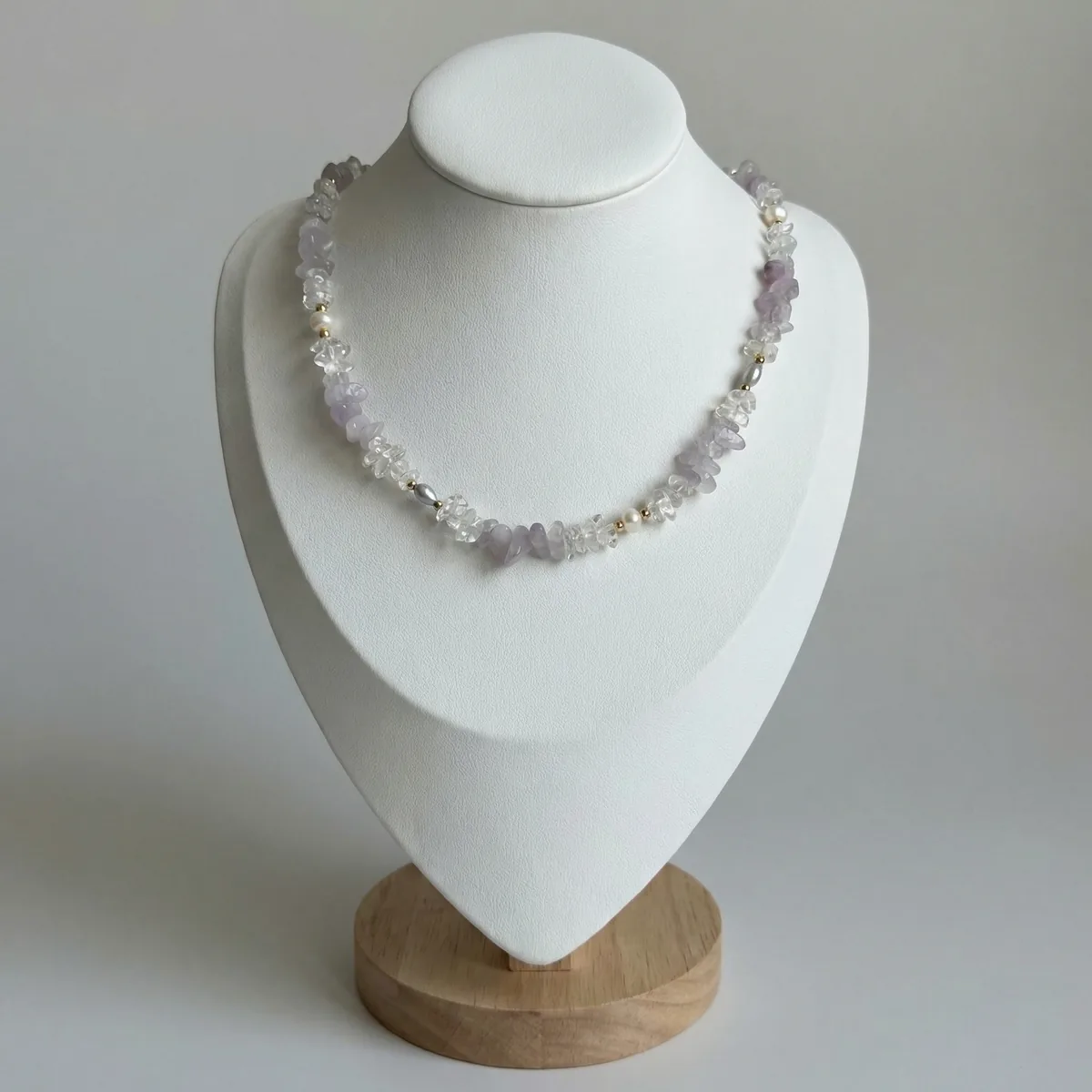 Чокер "Лавандовый аметист"