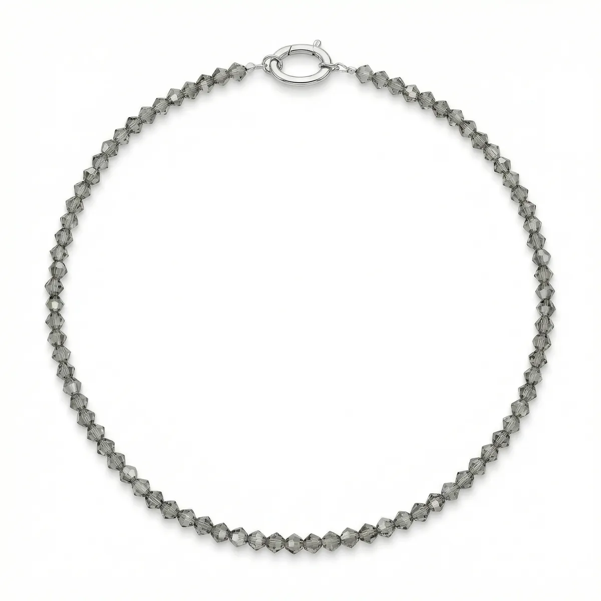 Чокер "Прозрачно-серый"