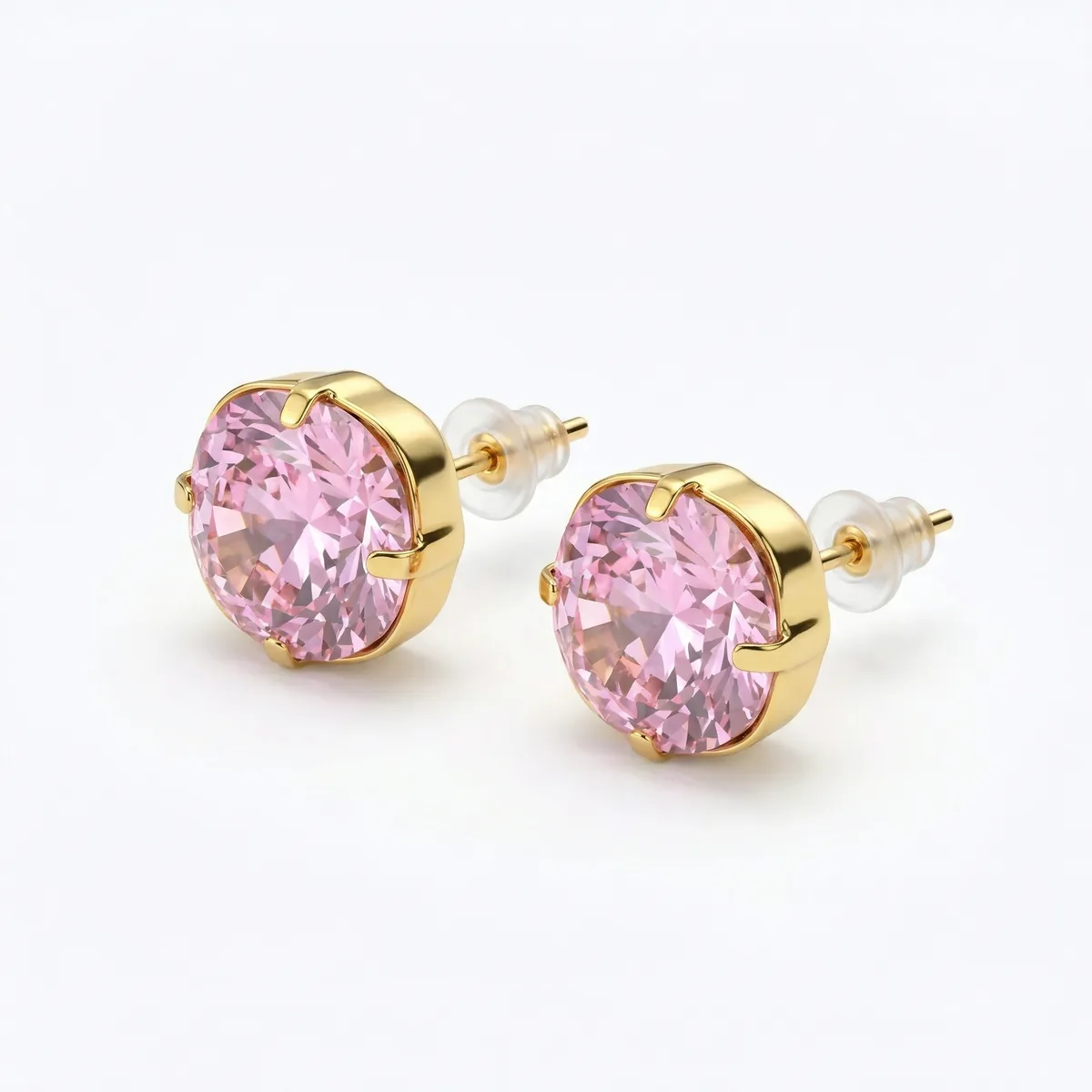 Серьги "Розовый кристалл"